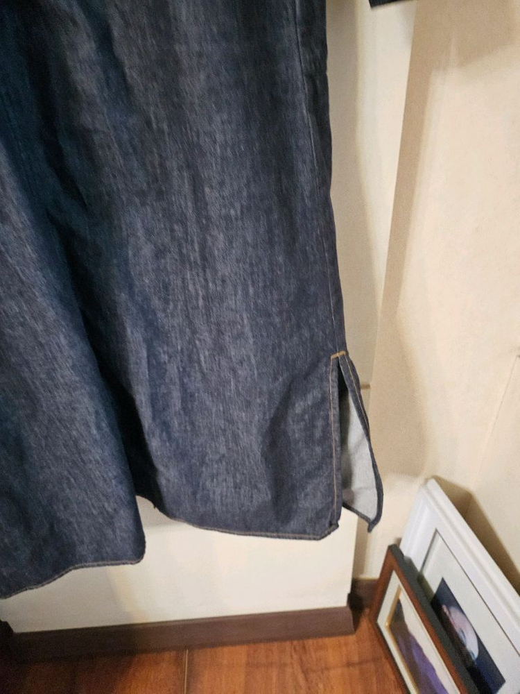 타임 롱 청 데님 원피스 이미지