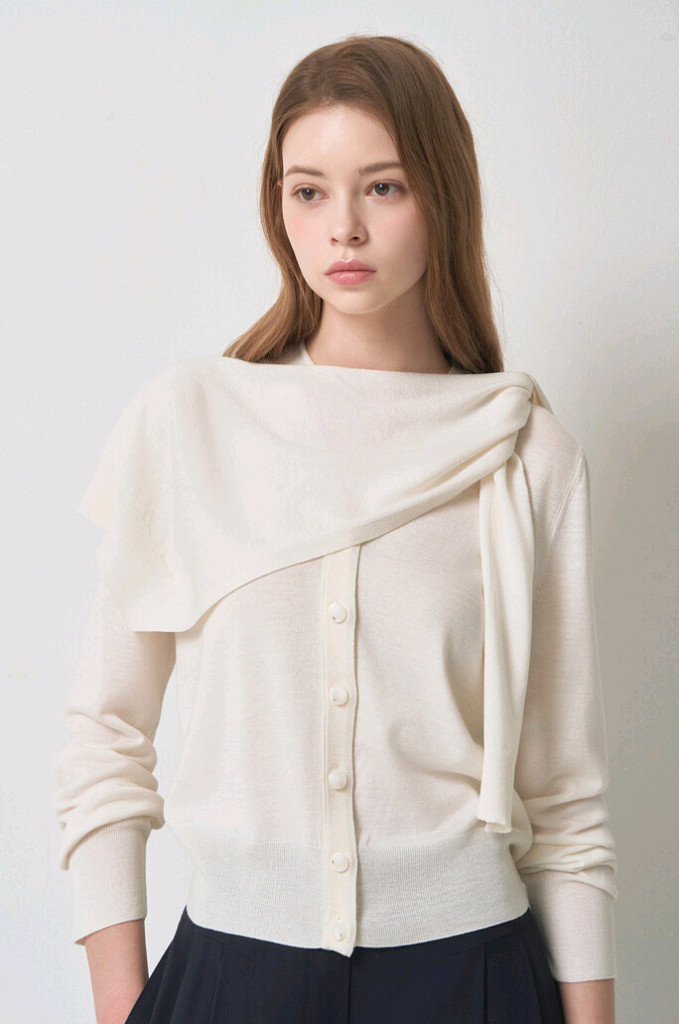 마인 26 신상 머플러 셋 가디건--5