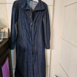 타임 롱 청 데님 원피스 이미지