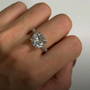 5캐럿 사이즈 모조 반지