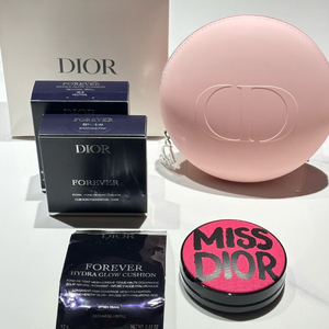 디올 하이드라 글로우 쿠션 00N 쇼킹핑크 + 디올 핑크파우치