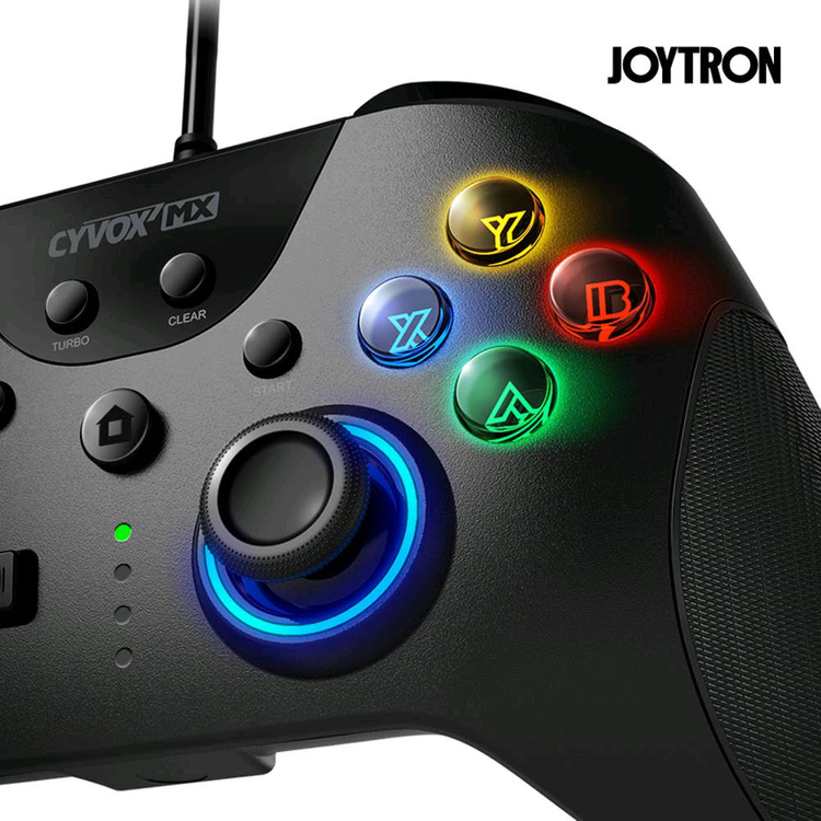 미사용 조이트론 싸이복스MX 컨트롤러 유선 게임패드--4
