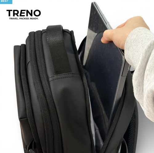 트레노 여행용 백팩 대용량 배낭 17인치 매트블랙 미개봉 새상품 판매합니다.--1