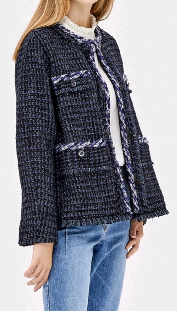 (새상품) 한섬 SJSJ 트위드자켓--5