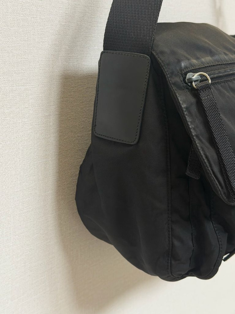 정품 프라다 포코노 나일론 크로스백 메신저백 숄더백--4