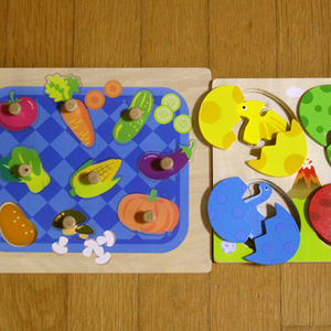 원목 퍼즐맞추기 공룡 채소 원목장난감 아기장난감 장난감 원목교구 아기교구 유아교구 어린이교구 유아장난감 교구 이미지