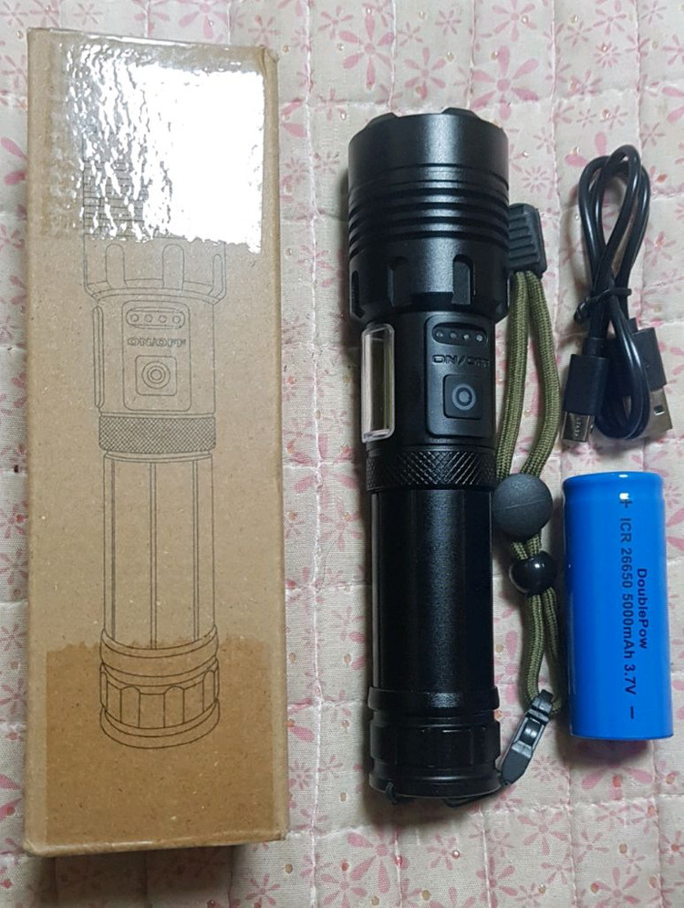 xhp120손전등,랜턴,해루질,낚시,경비,산행 등.. 이미지