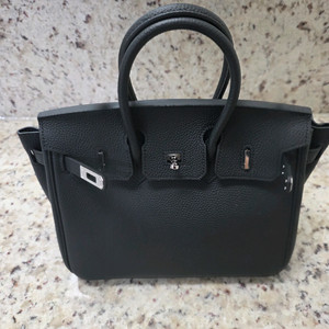 버킨백스타일 소가죽 토드&크로스