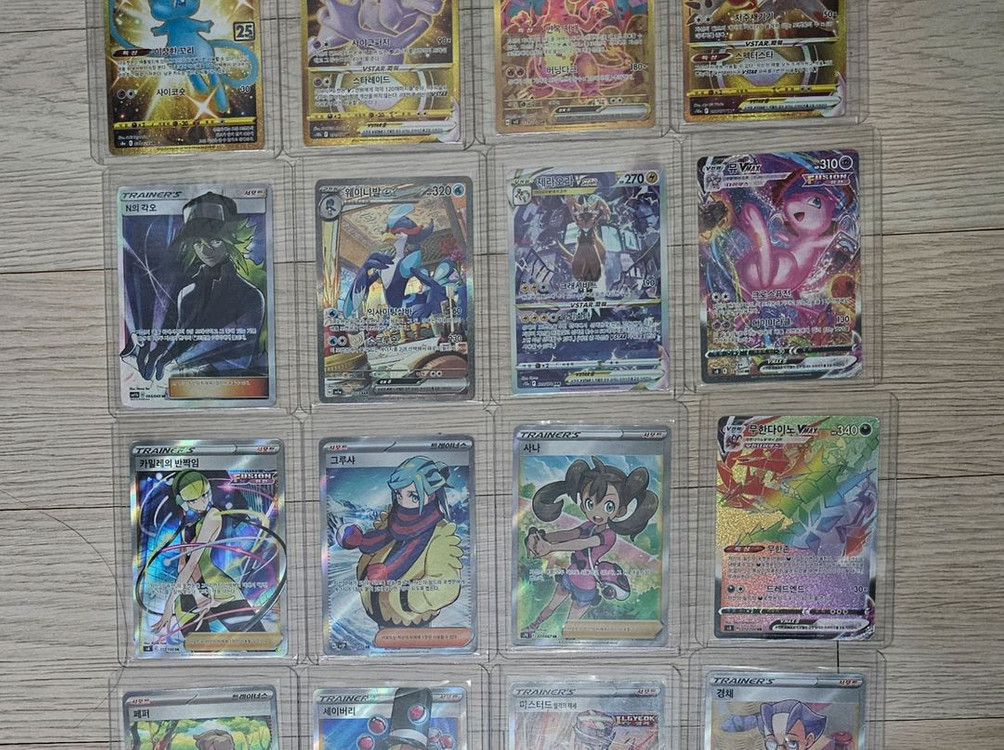 포켓몬카드 25주년 뮤 포고 뮤츠 흑염의 지배자 리자몽 ur 이미지