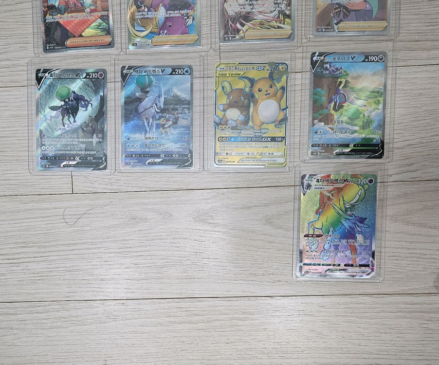 포켓몬카드 25주년 뮤 포고 뮤츠 흑염의 지배자 리자몽 ur 이미지