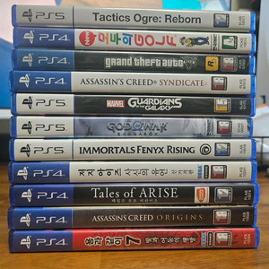 PS4/PS5 게임 타이틀 모음