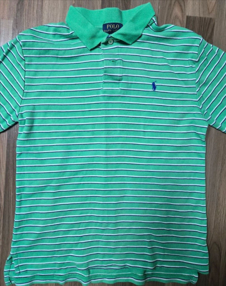 폴로 랄프로렌 스트라이프 카라티 L (14~16T)--1