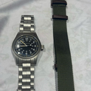 해밀턴 카키필드 메카니컬38mm 브슬 나토 이미지