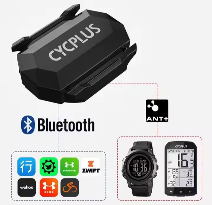 [빠른배송] 속도계 케이던스 듀얼 센서 무선스톱워치--2