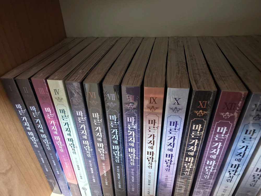 만화 마른 가지에 바람처럼 1~16권 완결 세트(미개봉 초판) 이미지