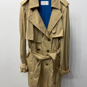 정품) TIME 타임 한섬 베이지 트렌치코트 자켓 82 이미지