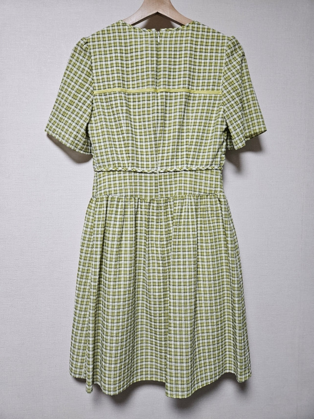 새상품 잇미샤 it michaa 썸머 체크 원피스 55사이즈--8