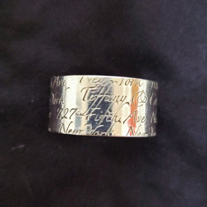 티파니앤코 실버 노트 링 반지