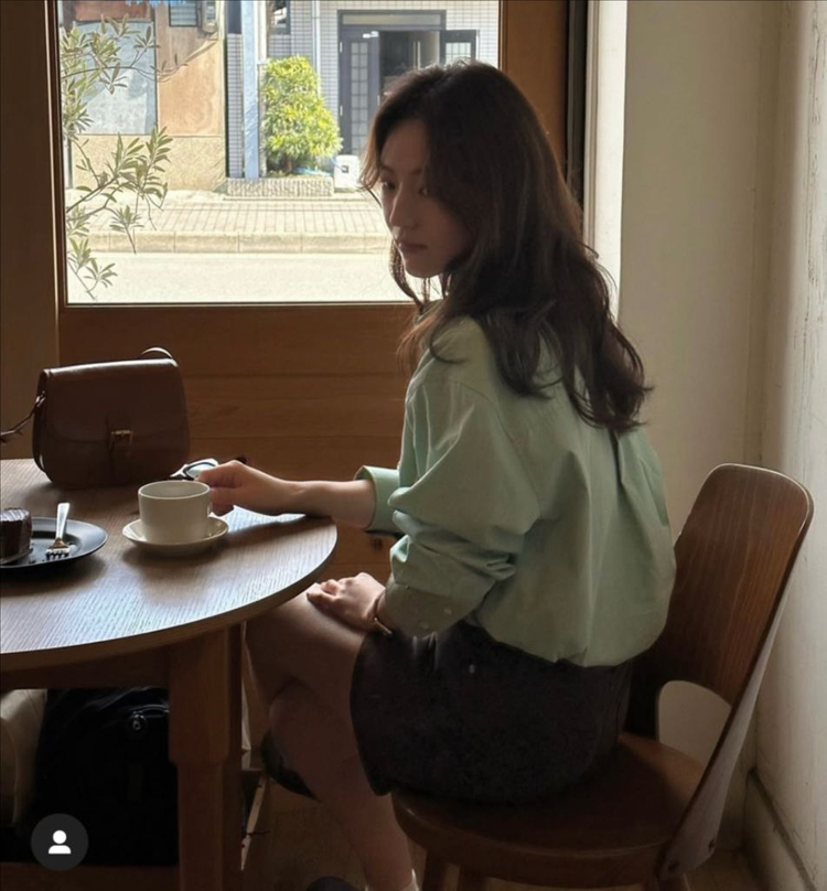 Ged(샵게드) garden shirt - mint--5