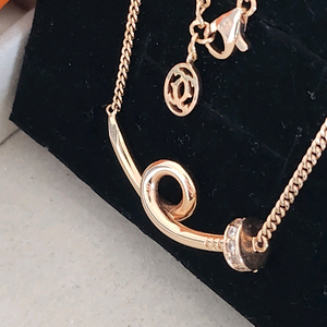 18k 로즈골드 목걸이