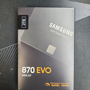 삼성 870 EVO 2TB SSD SATA 미개봉 신품(2개일괄)