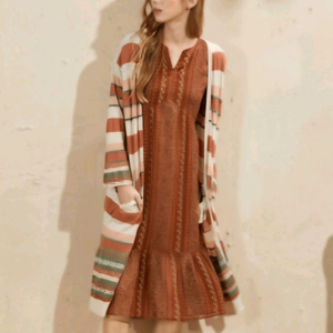 새옷 S 루즈핏 로브 롱 가디건 써스데이아일랜드