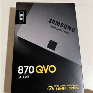 삼성 870 QVO 8tb 미개봉 새상품 판매 이미지