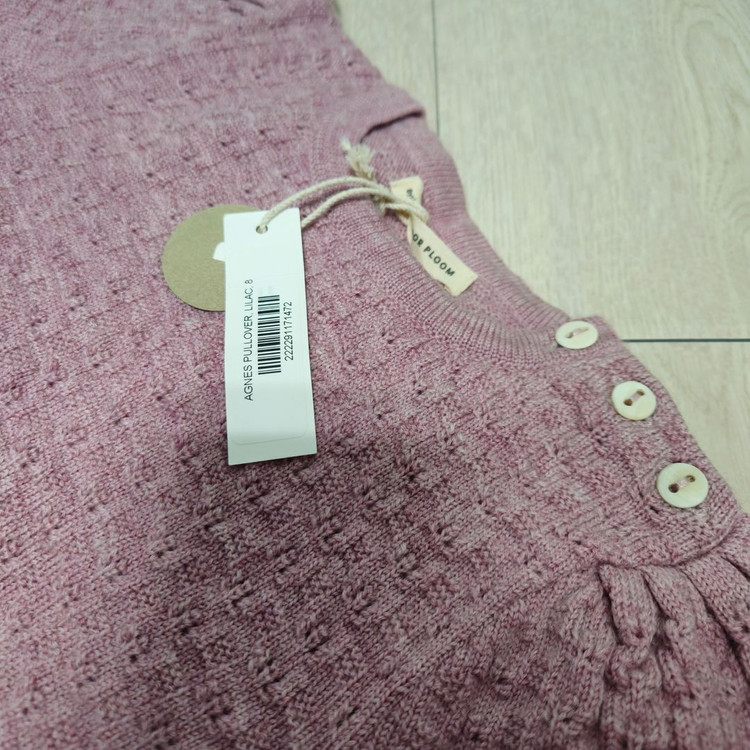 (새상품) 수어플룸 soor ploom 아그네스 풀오버 라일락 8y--2