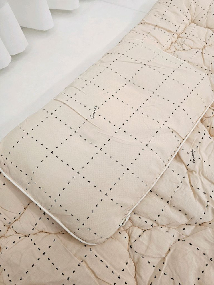 [네고칼차단] 비비엔다모달요토퍼+다우니퍼블랭킷+베개 세트--8