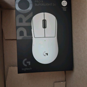 (미개봉)지슈라 2c 화이트(로지텍 G PRO X Superlight 2c)