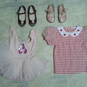 아동 발레 의상 세트 이미지