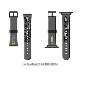 내셔널 지오그래픽 애플워치 밴드 블랙 45mm/44mm