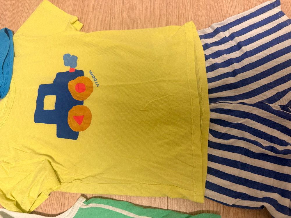 래핑차일드 여름 실내복/내의 5세트 120-130사이즈 정도--3