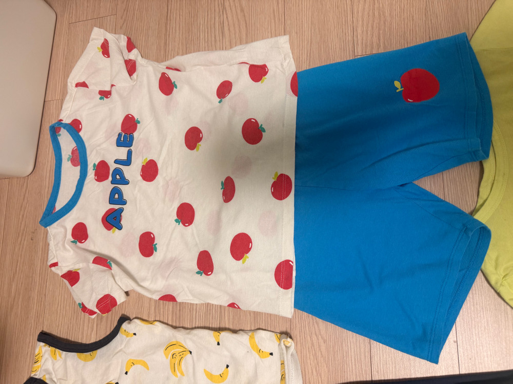 래핑차일드 여름 실내복/내의 5세트 120-130사이즈 정도--4