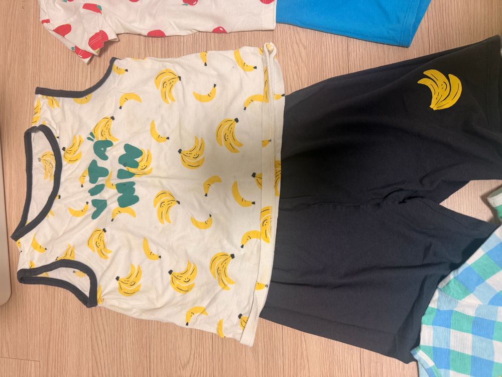 래핑차일드 여름 실내복/내의 5세트 120-130사이즈 정도--5