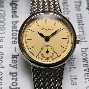 레어] 빈티지 론진 독립초침 샴골판 수동 메커니컬 여성용 브레이슬릿 ver.