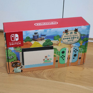 [신품급] 닌텐도스위치 동물의숲 에디션 신형 배터리개선판 풀박