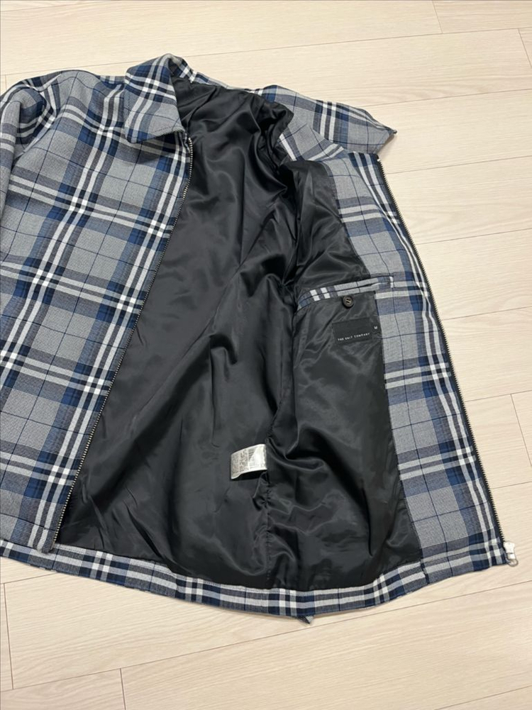 (땡처리)더니트컴퍼니 체크패턴 자켓(M)100 이미지