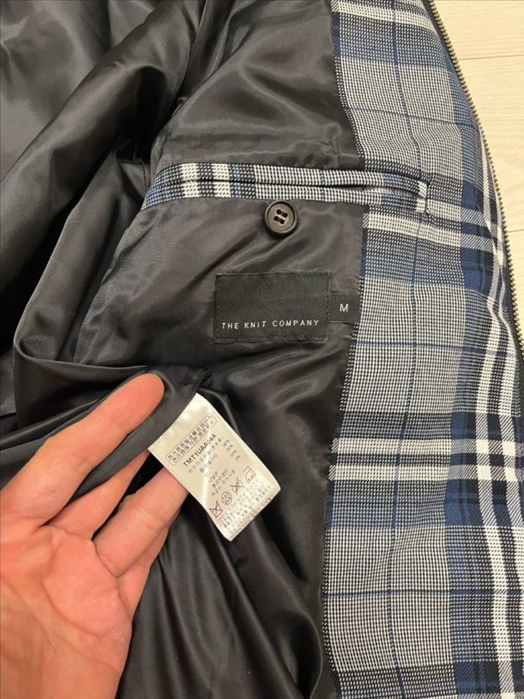 (땡처리)더니트컴퍼니 체크패턴 자켓(M)100 이미지