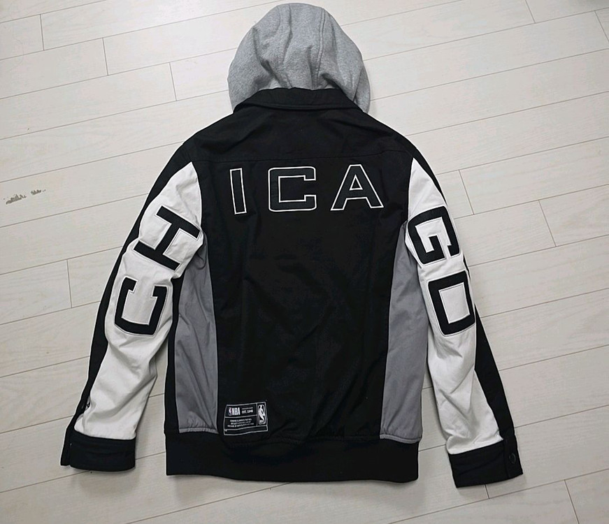 NBA 시카고불스 빅로고 바시티자켓 ( M)--2