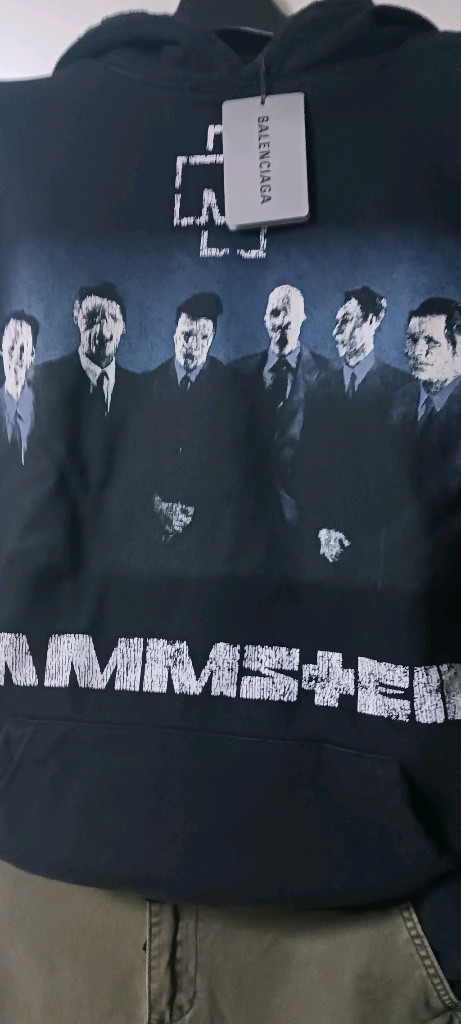 발렌시아가아티스트 콜라보 후드티--2