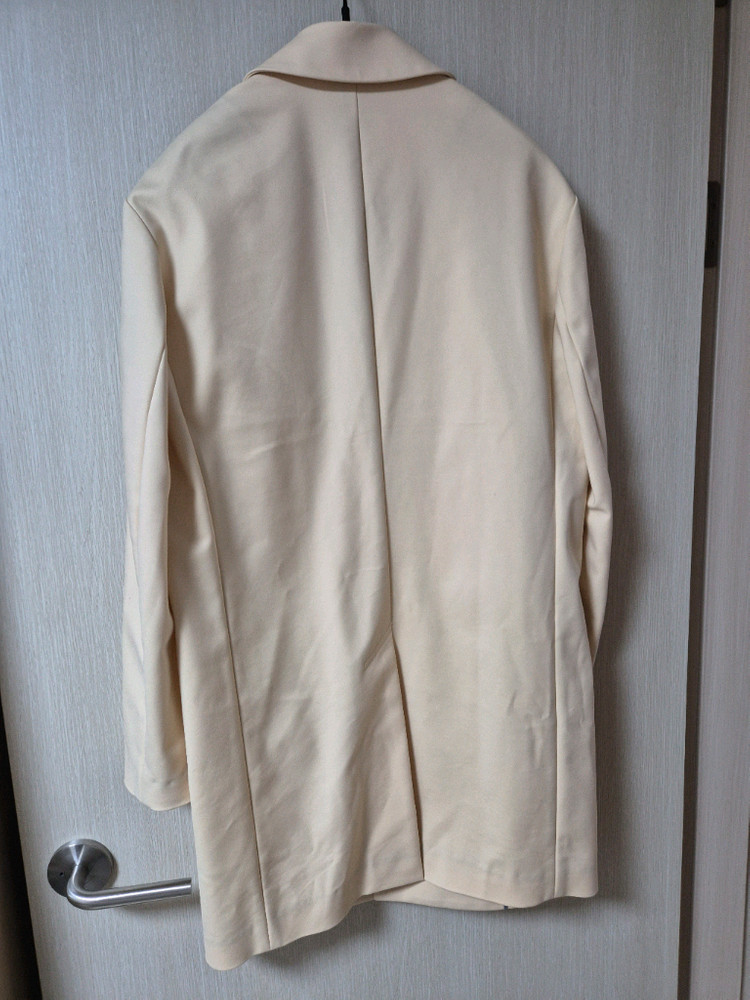 시스템 옴므 트렌치 코트 베이지 봄가을 코트 95--2