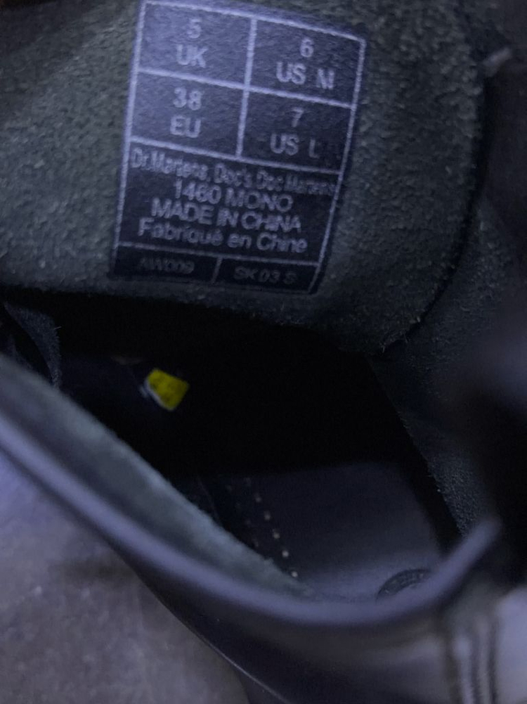 닥터마틴 1460 모노 워커 6홀 부츠 240 이미지