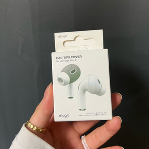 엘라고 에어팟 프로2 이어팁 실리콘 커버 새상품 이미지
