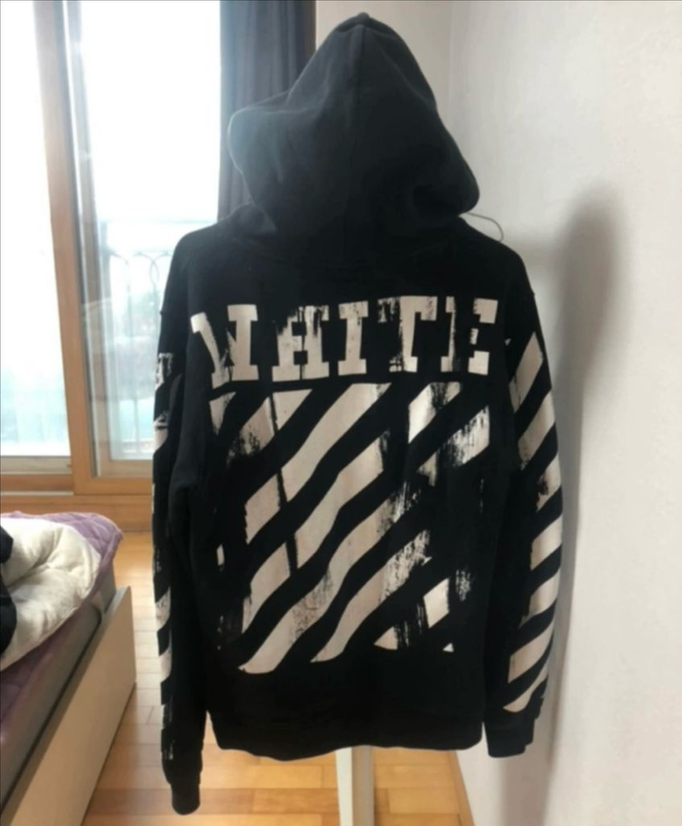 정품 오프화이트 후드 이미지