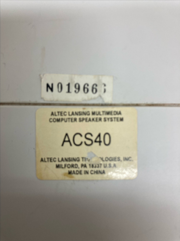 알텍렌싱 ACS40 PC 스피커 이미지