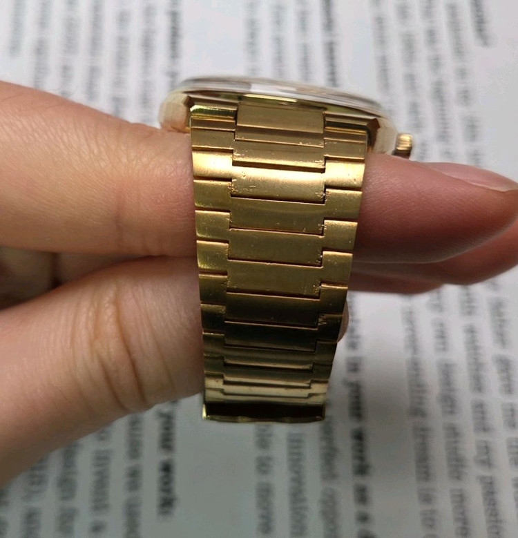 레어] 빈티지 오메가 씨마스터 고구마 데이데이트 올금장 뻐뻐시 브레이슬릿 ver. 이미지