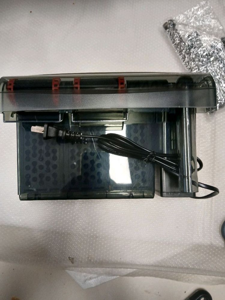 3 in1 어항 필터 무소음 작동 플라스틱 수족관 순환 펌프 내장 필터 강력한 여과벽걸이형 새상품--3