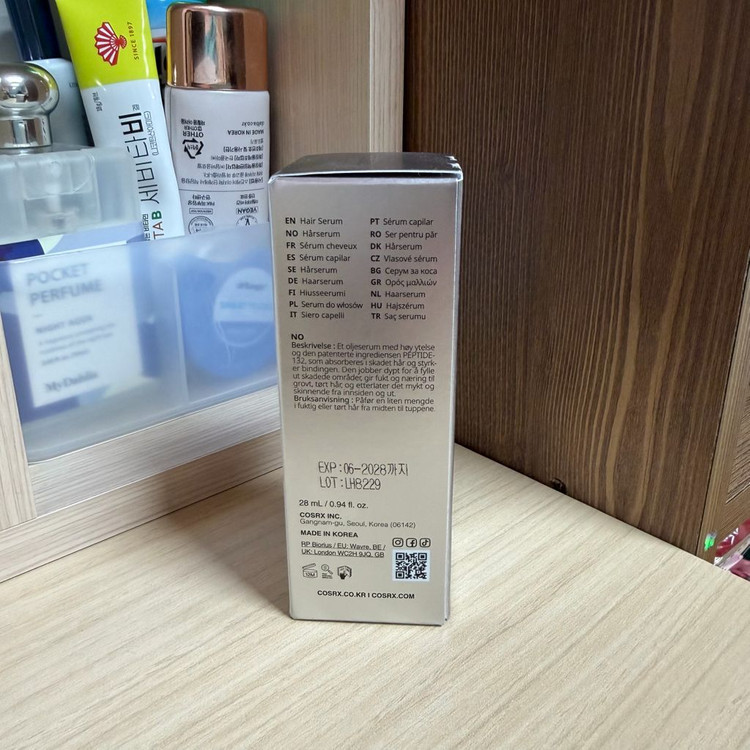 (미개봉) 코스알엑스 펩타이드-132 울트라 퍼펙트 헤어 본딩 세럼 28mL--2