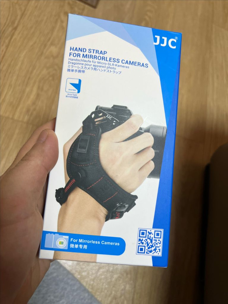 JJC 퀵릴리즈 카메라 가죽 손목 핸드스트랩--5